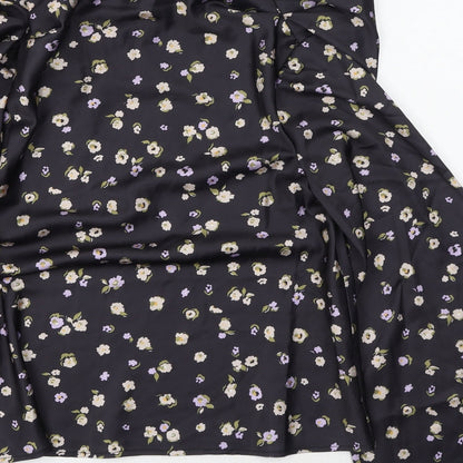 Womens UK Size 6 ASOS Black Basic Blouse