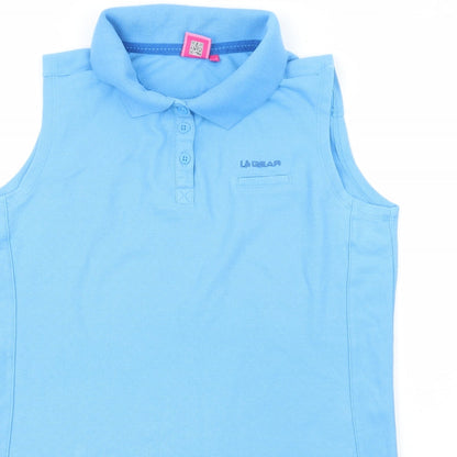 Womens UK Size 16 LA Gear Blue Basic Button-Up