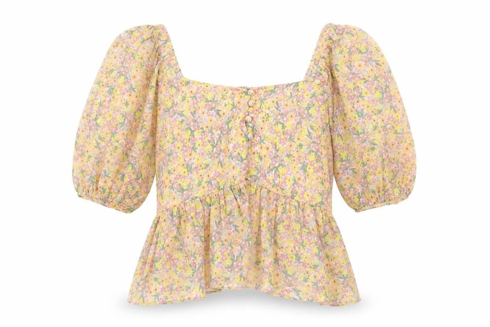 Womens UK Size 14 New Look Multicoloured Basic Blouse