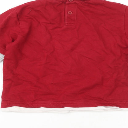 Preworn Boys Multicoloured Crew Neck  100% Cotton Pullover Jumper Size 3 Years   - Pub Game Dartboard