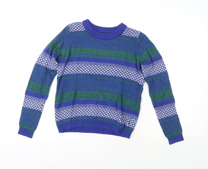 Womens UK Size M Dickins & Jones Multicoloured Pullover Jumper