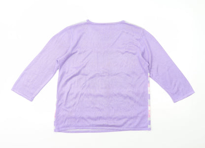 Womens UK Size S Preworn Multicoloured Pullover Jumper