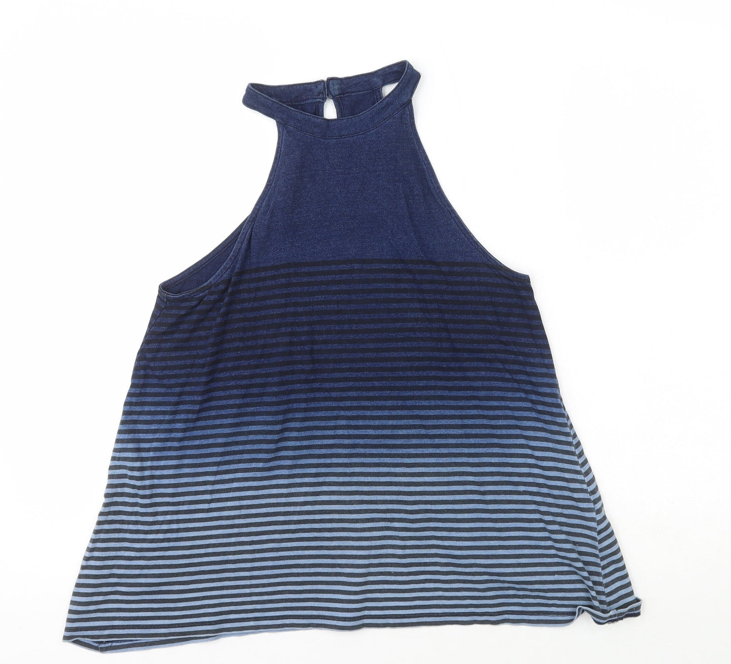 Womens UK Size 6 New Look Blue Basic Tank