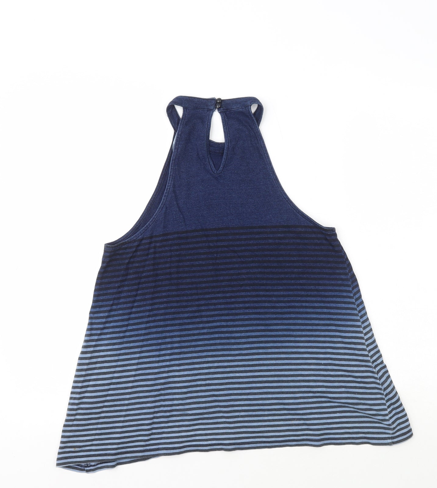 Womens UK Size 6 New Look Blue Basic Tank