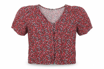 Womens UK Size 6 SheIn Multicoloured Basic Blouse