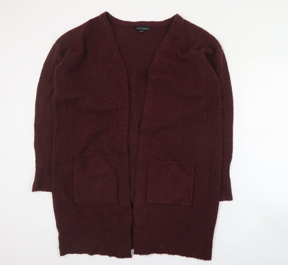 Womens UK Size S Dorothy Perkins Red Cardigan Jumper