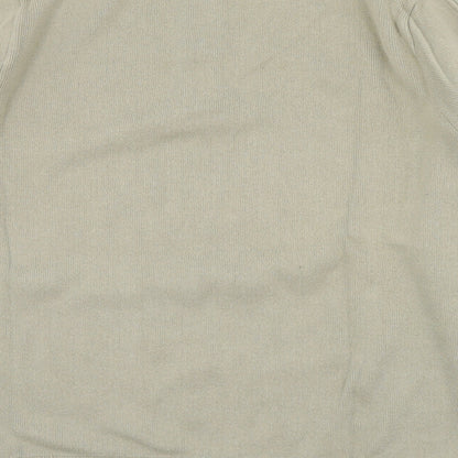 Blue Harbour Mens Beige High Neck  Cotton Pullover Jumper Size XL