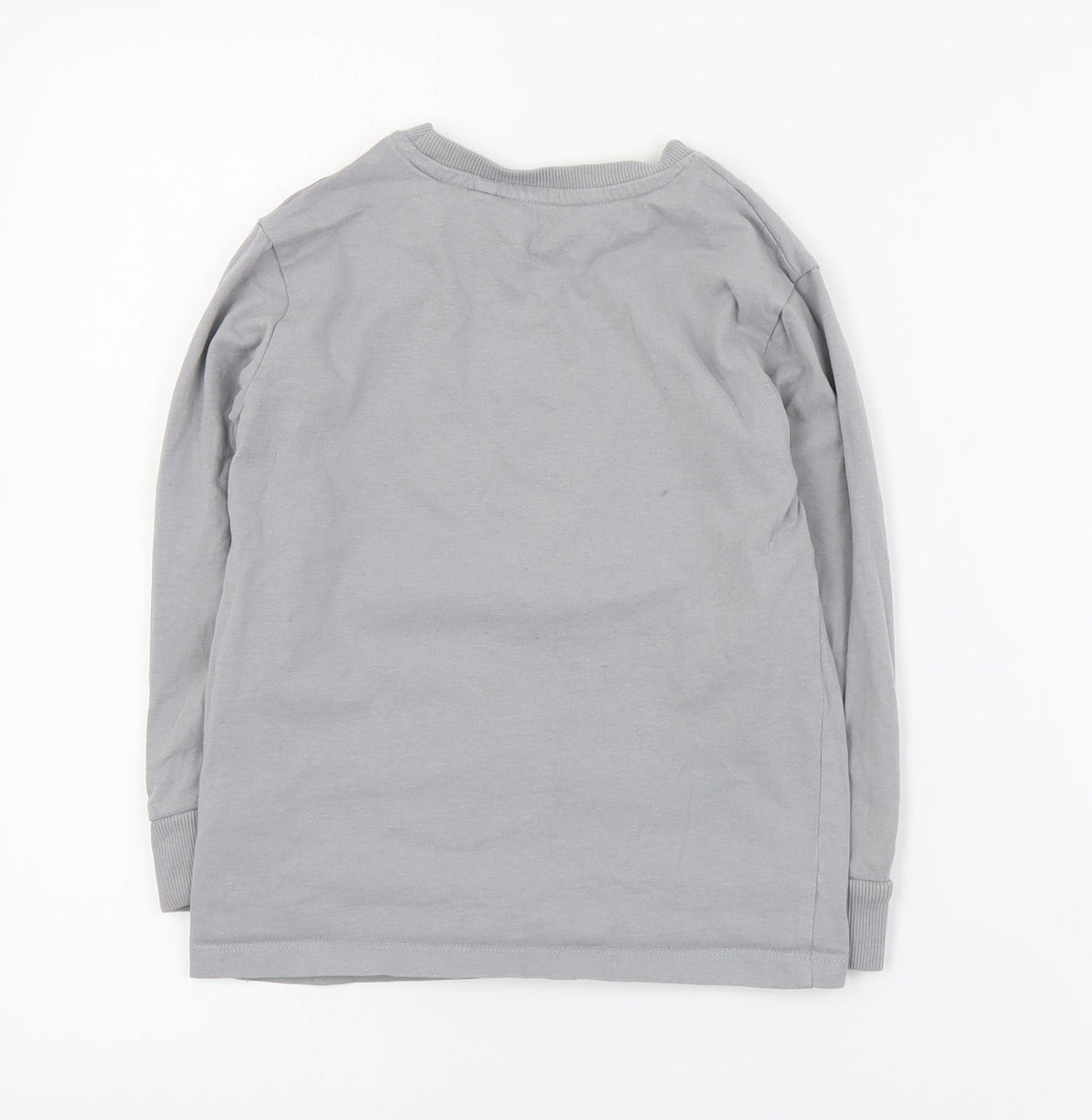 NEXT Boys Grey  Cotton Pullover Sweatshirt Size 6 Years  Pullover