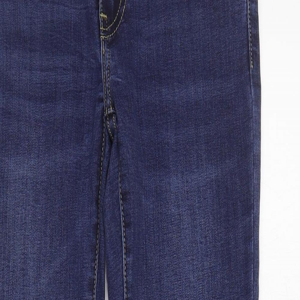 Womens UK Size 8 Toxik3 Regular Fit Skinny Blue Jeans