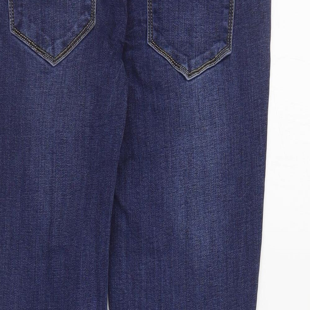 Womens UK Size 8 Toxik3 Regular Fit Skinny Blue Jeans