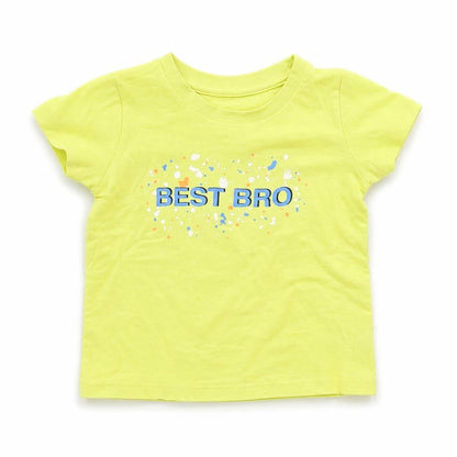 Dunnes Boys Yellow  Cotton Basic T-Shirt Size 9-12 Months Crew Neck Pullover - Best Bro