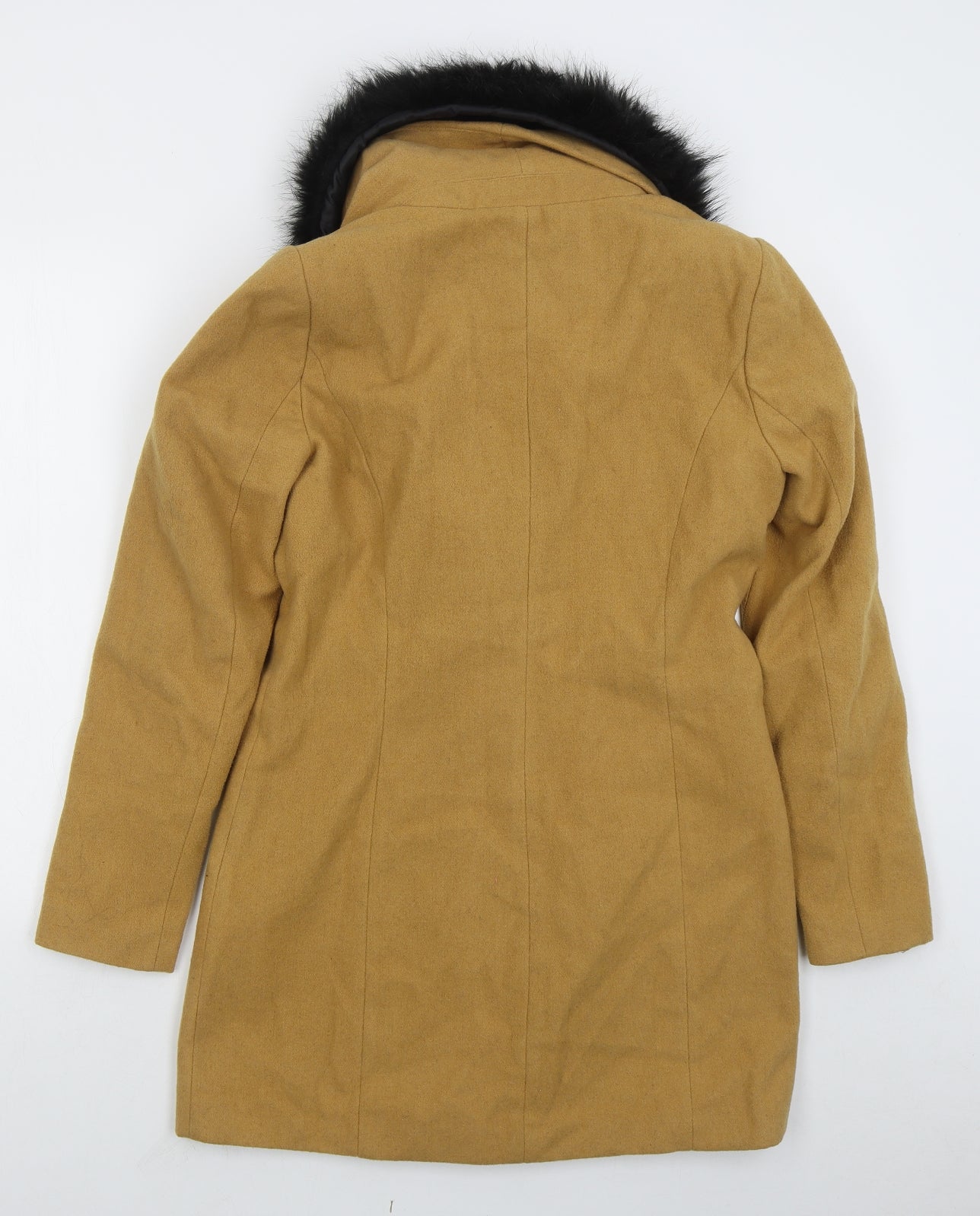 Womens UK Size S VERO MODA Beige Overcoat