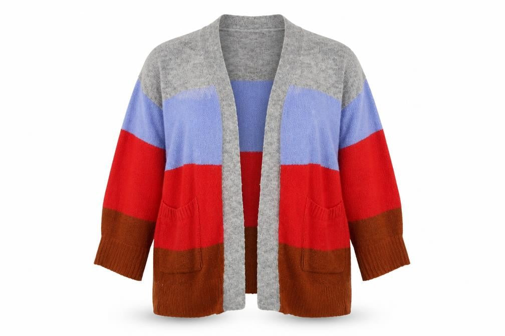 Womens UK Size M Brave Soul Red Cardigan Jumper