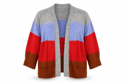 Womens UK Size M Brave Soul Red Cardigan Jumper