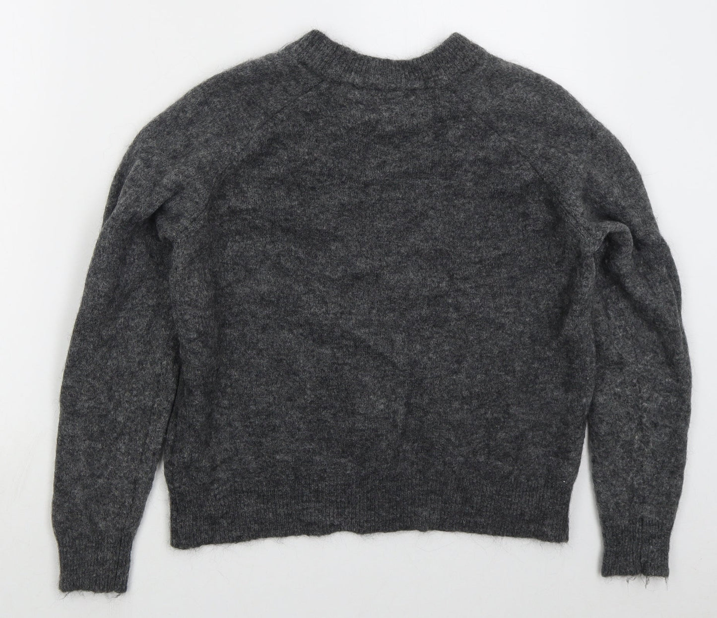 Womens UK Size S Zara Grey Pullover Jumper