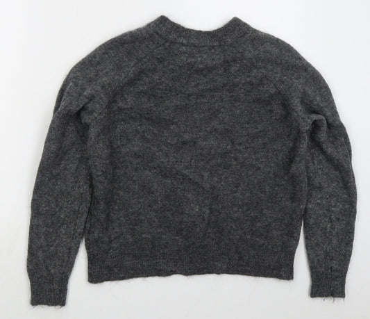 Womens UK Size S Zara Grey Pullover Jumper