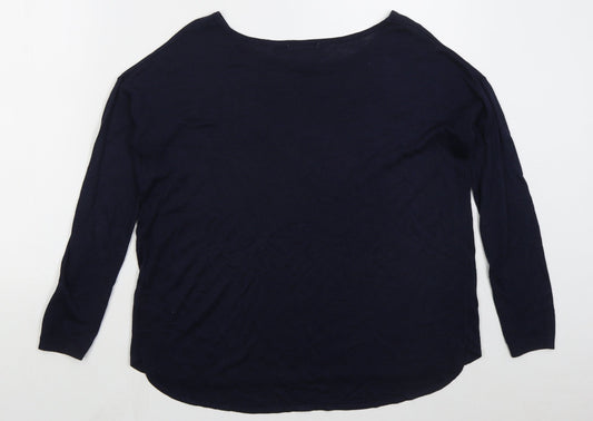 Womens UK Size XS H&M Blue Pullover Jumper