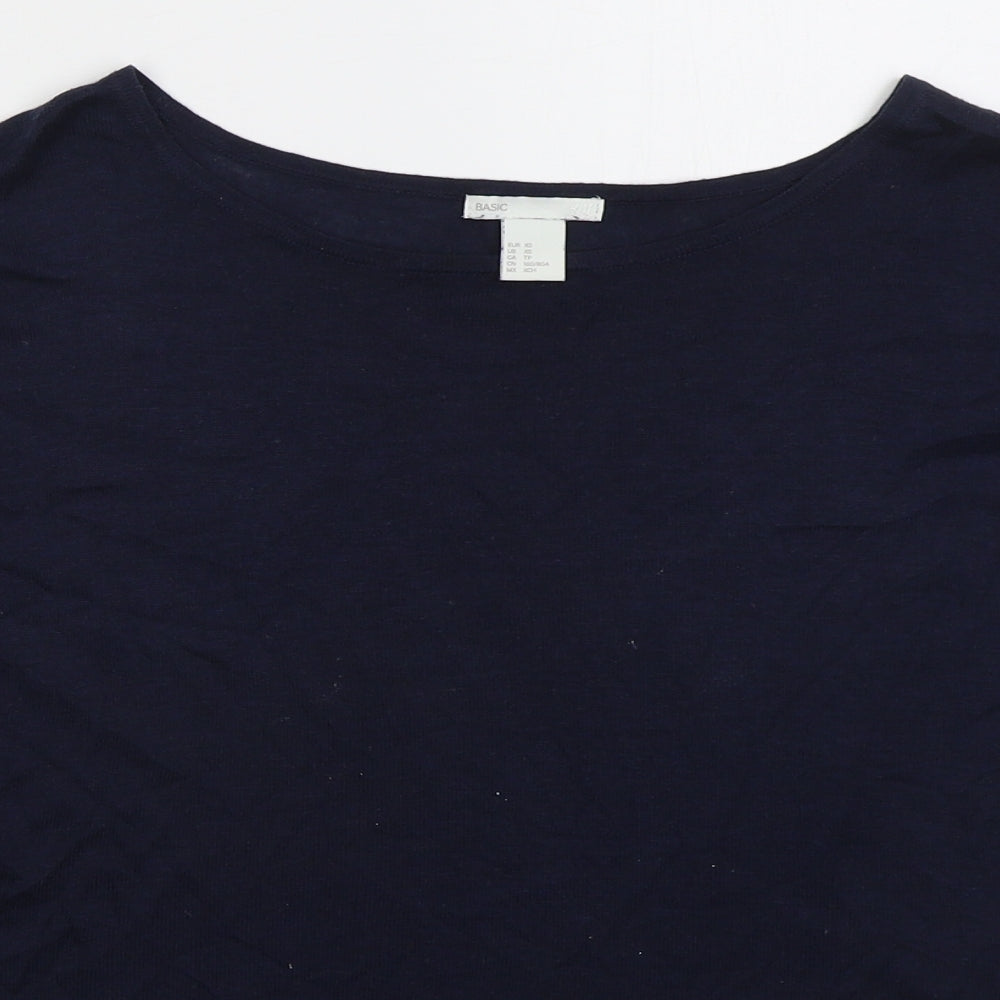 Womens UK Size XS H&M Blue Pullover Jumper