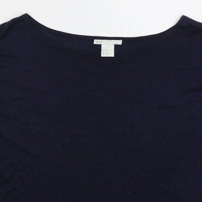 Womens UK Size XS H&M Blue Pullover Jumper