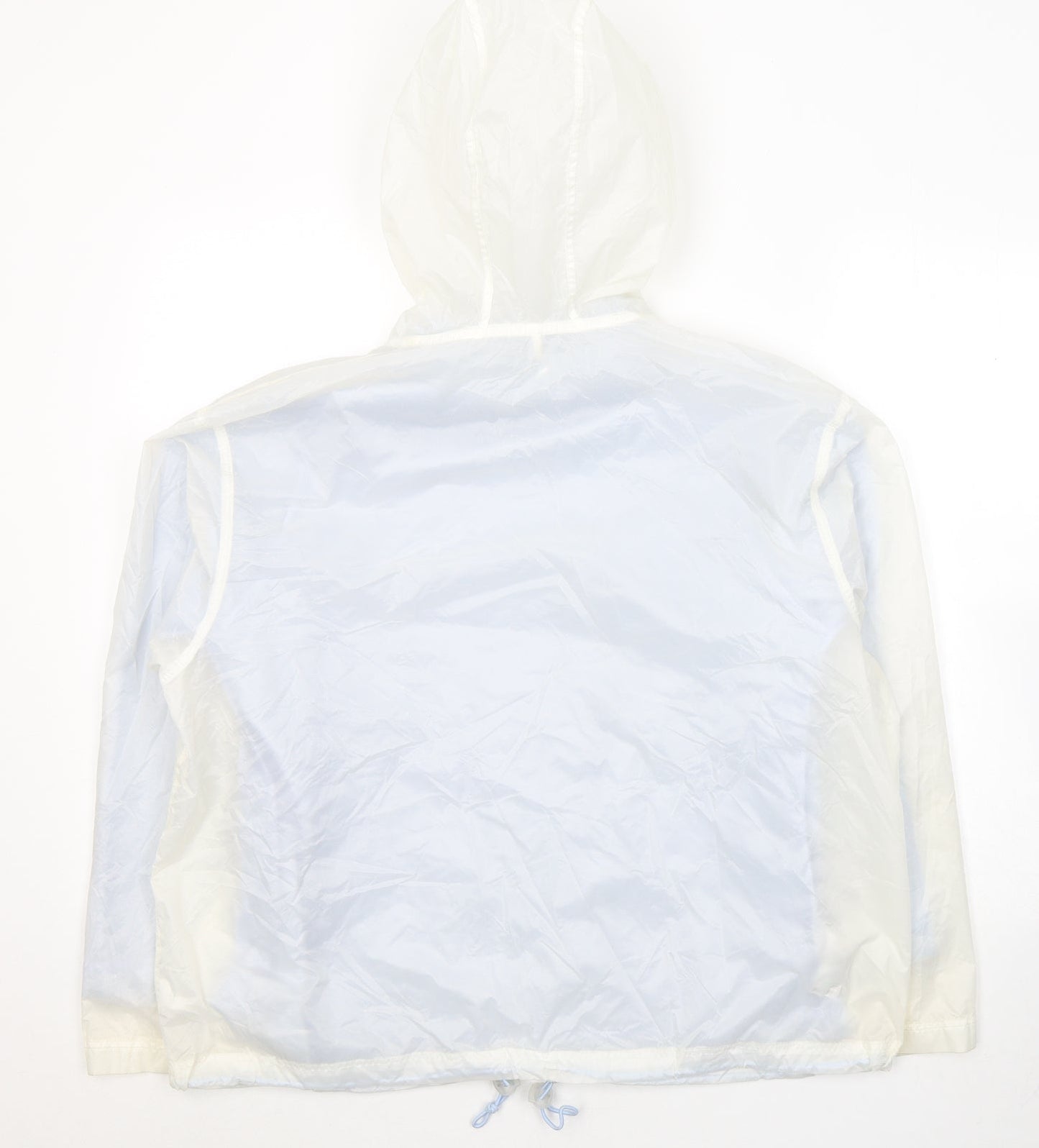 Womens UK Size 14 Marks and Spencer White Rain Coat