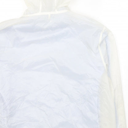 Womens UK Size 14 Marks and Spencer White Rain Coat