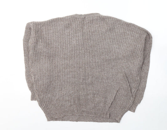 Womens UK Size 8 Marks and Spencer Brown Pullover Jumper