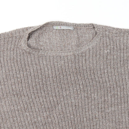 Womens UK Size 8 Marks and Spencer Brown Pullover Jumper