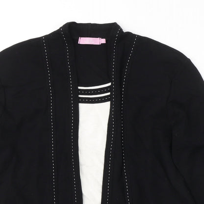 Womens UK Size 16 Sarah Hamilton Black Basic Blouse