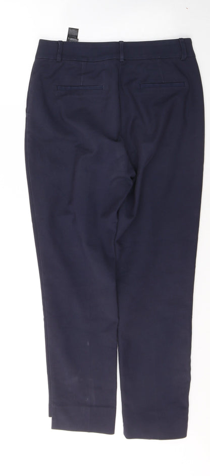 Womens UK Size 8 Marks and Spencer Regular Fit  Blue Trousers