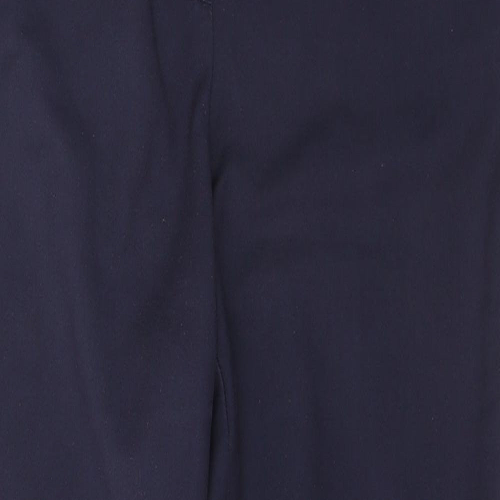 Womens UK Size 8 Marks and Spencer Regular Fit  Blue Trousers