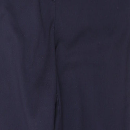 Womens UK Size 8 Marks and Spencer Regular Fit  Blue Trousers