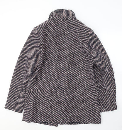 F&F Womens Pink Geometric  Jacket Blazer Size 16