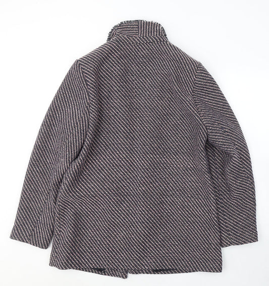 F&F Womens Pink Geometric  Jacket Blazer Size 16