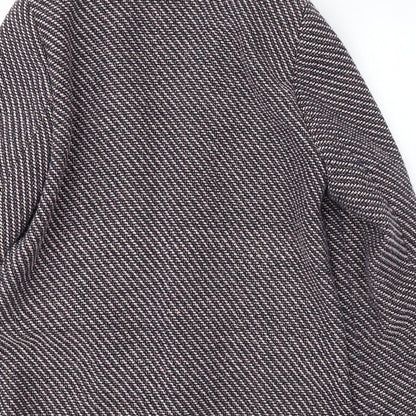 F&F Womens Pink Geometric  Jacket Blazer Size 16