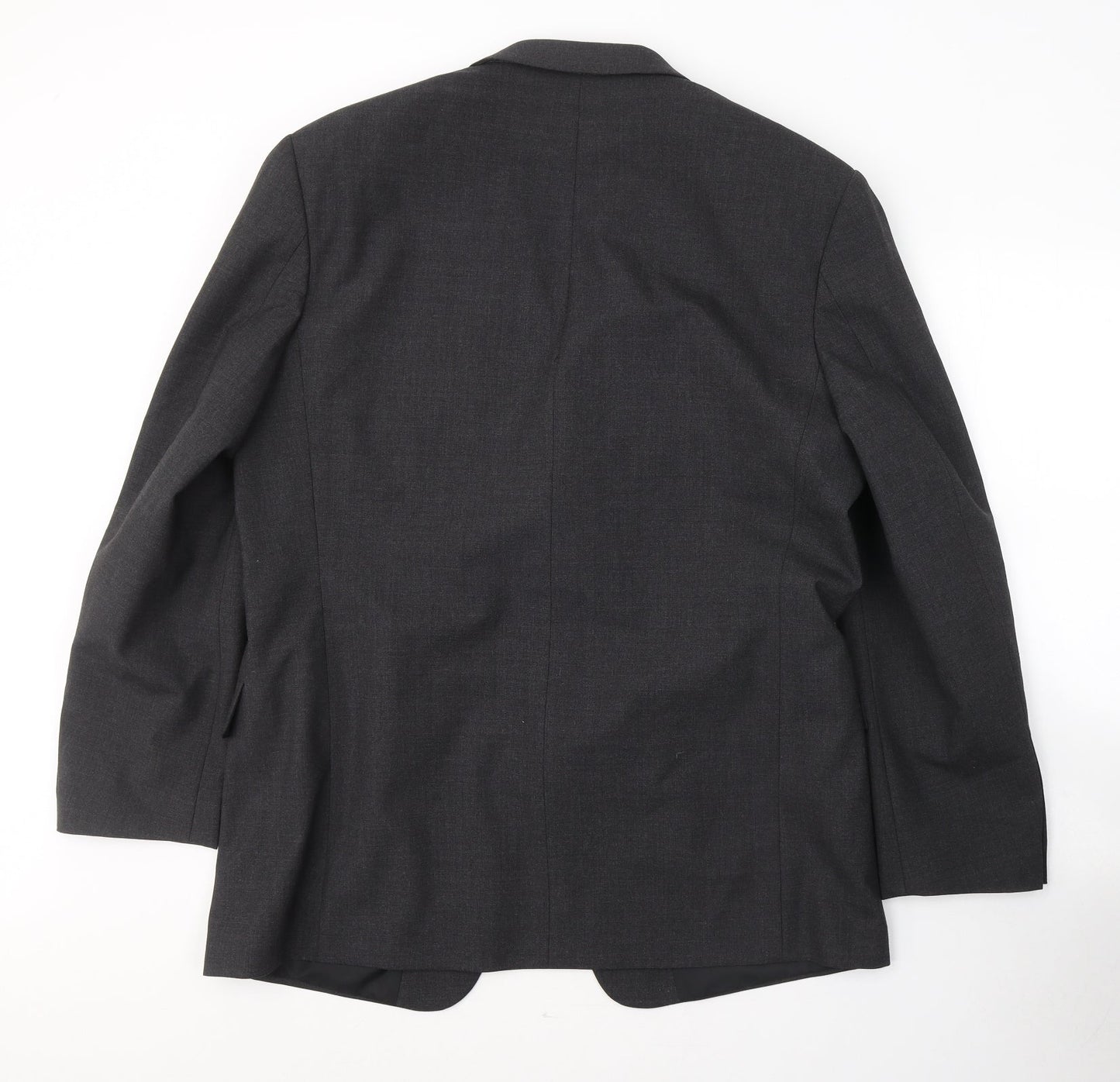 Armando Mens Grey  Wool Jacket Suit Jacket Size 44