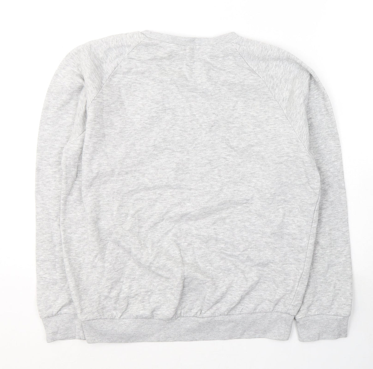 Red Herring Womens Grey  Cotton Pullover Sweatshirt Size 10  Pullover - Gangster Wrapper