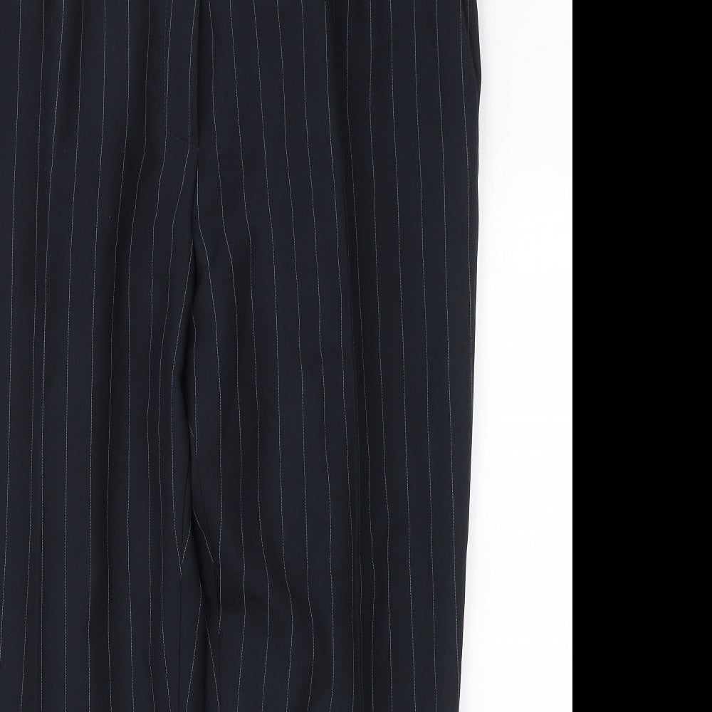 Womens UK Size 18 Marks and Spencer Regular Fit  Blue Trousers