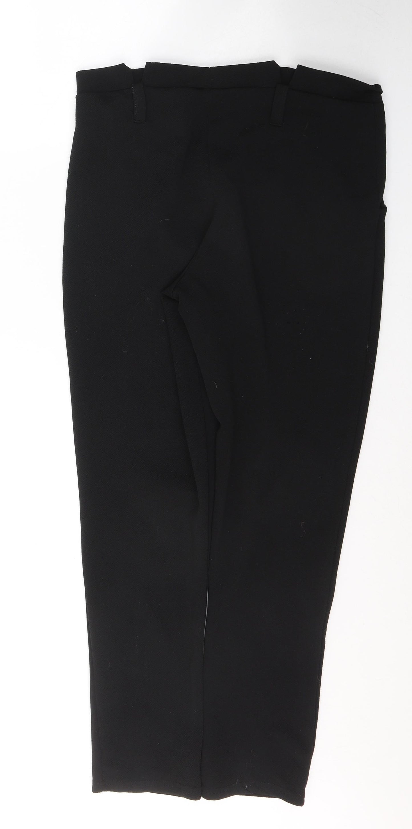 Womens UK Size 12 Selected Regular Fit  Black Trousers