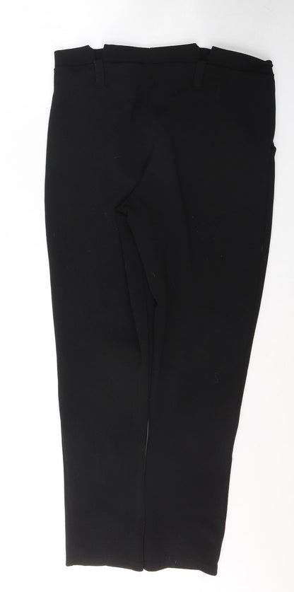 Womens UK Size 12 Selected Regular Fit  Black Trousers