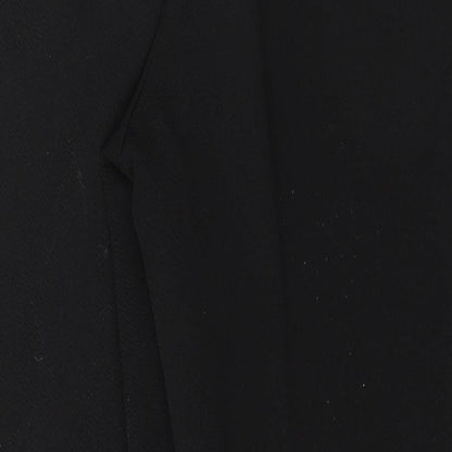 Womens UK Size 12 Selected Regular Fit  Black Trousers