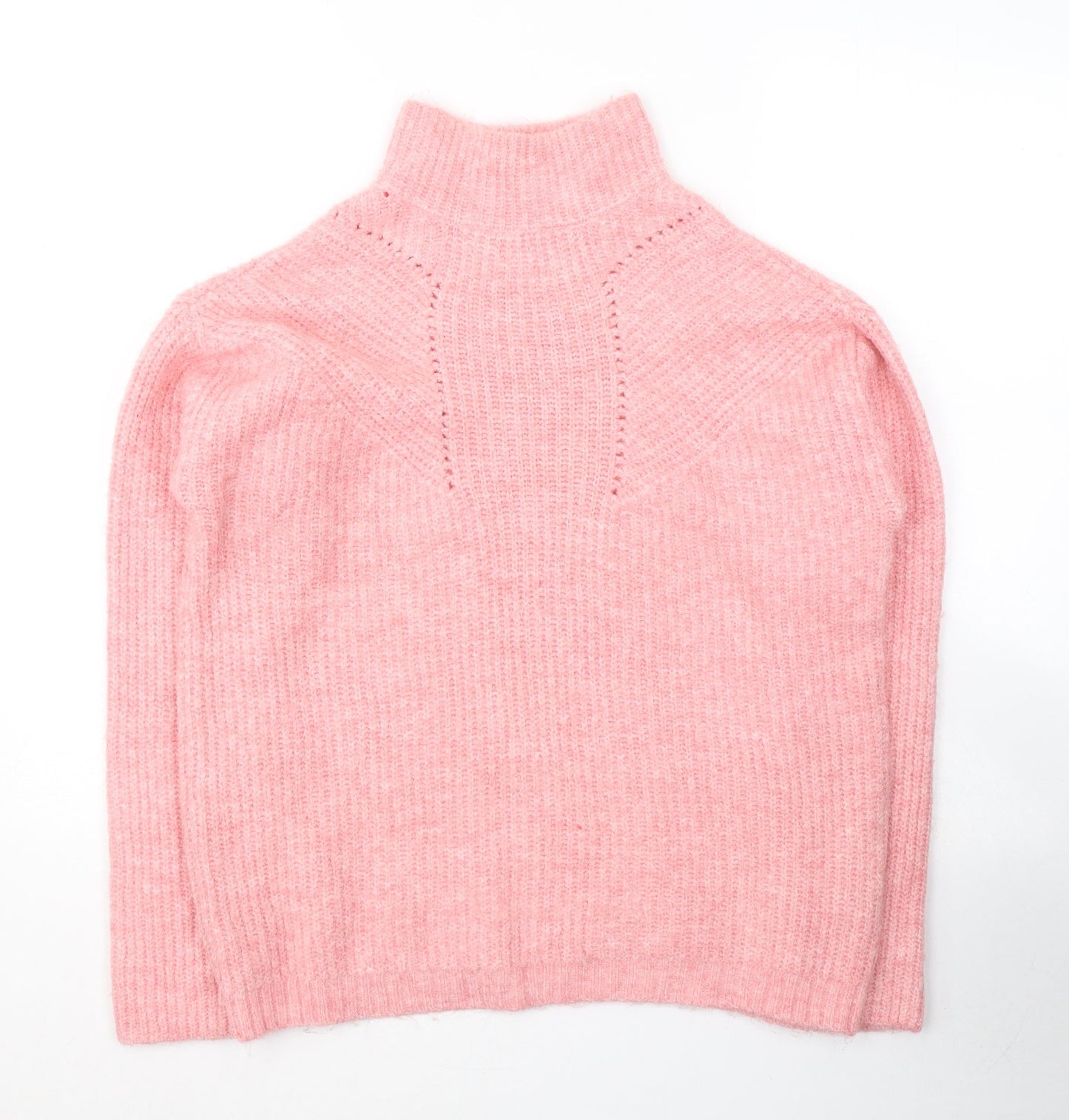Womens UK Size S Papaya Black Pullover Jumper