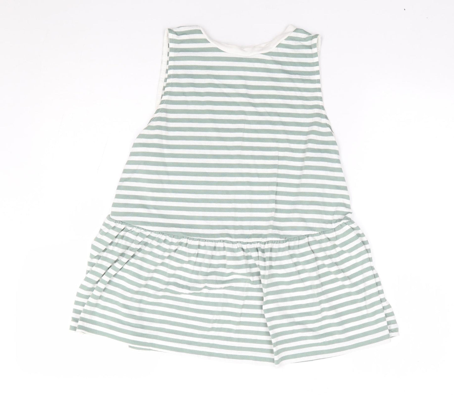 Womens UK Size 8 ASOS Green Jersey Tank