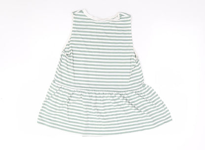 Womens UK Size 8 ASOS Green Jersey Tank