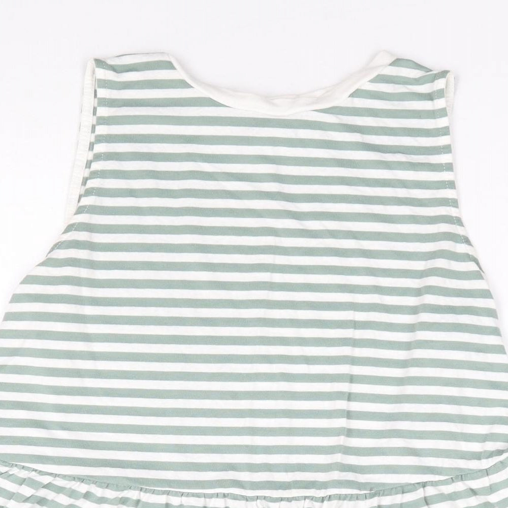 Womens UK Size 8 ASOS Green Jersey Tank