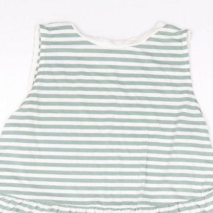Womens UK Size 8 ASOS Green Jersey Tank