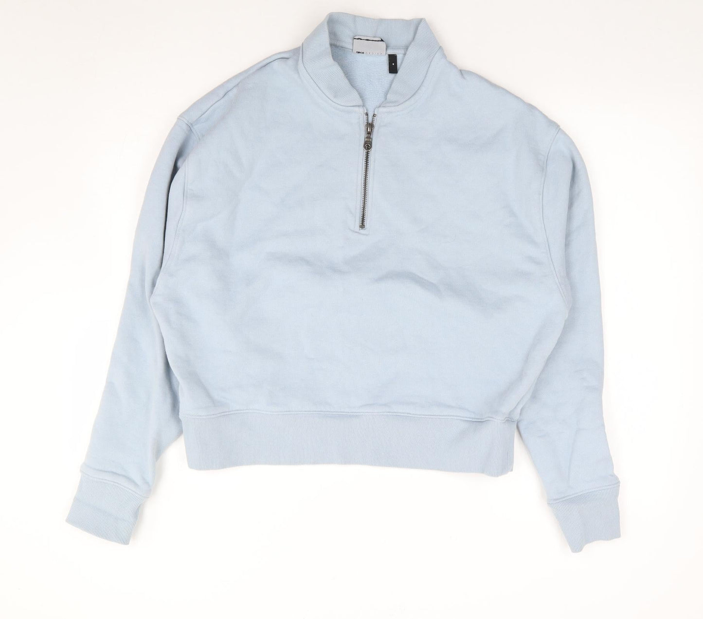 Womens UK Size M ASOS Blue Pullover Sweatshirt