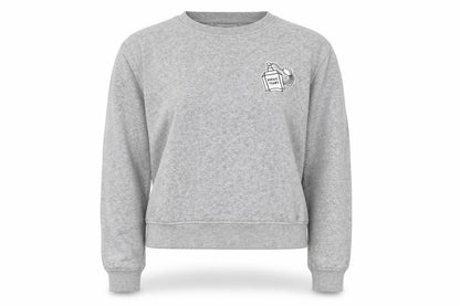Womens UK Size S Pull & Bear Grey Pullover Sweatshirt