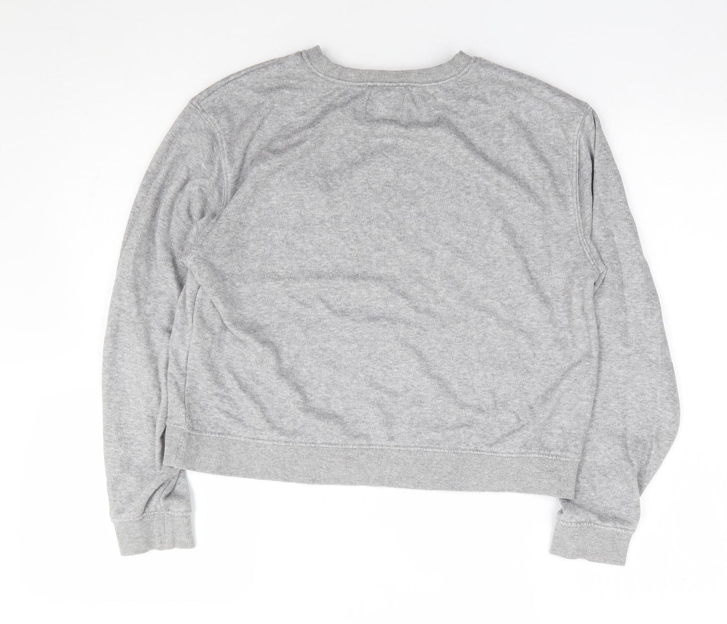 Womens UK Size S Pull & Bear Grey Pullover Sweatshirt