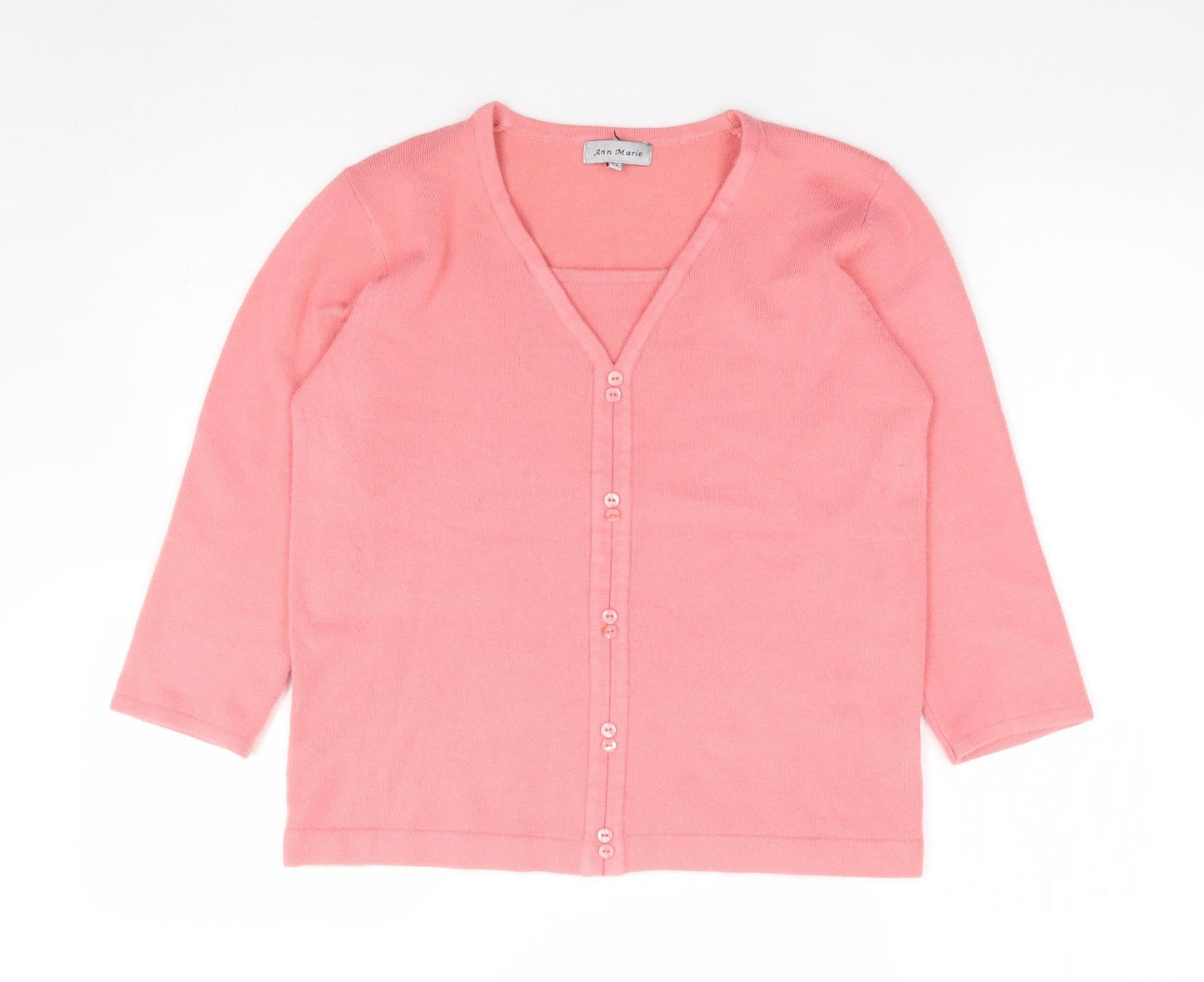 Womens UK Size M Ann Marie Pink Pullover Jumper