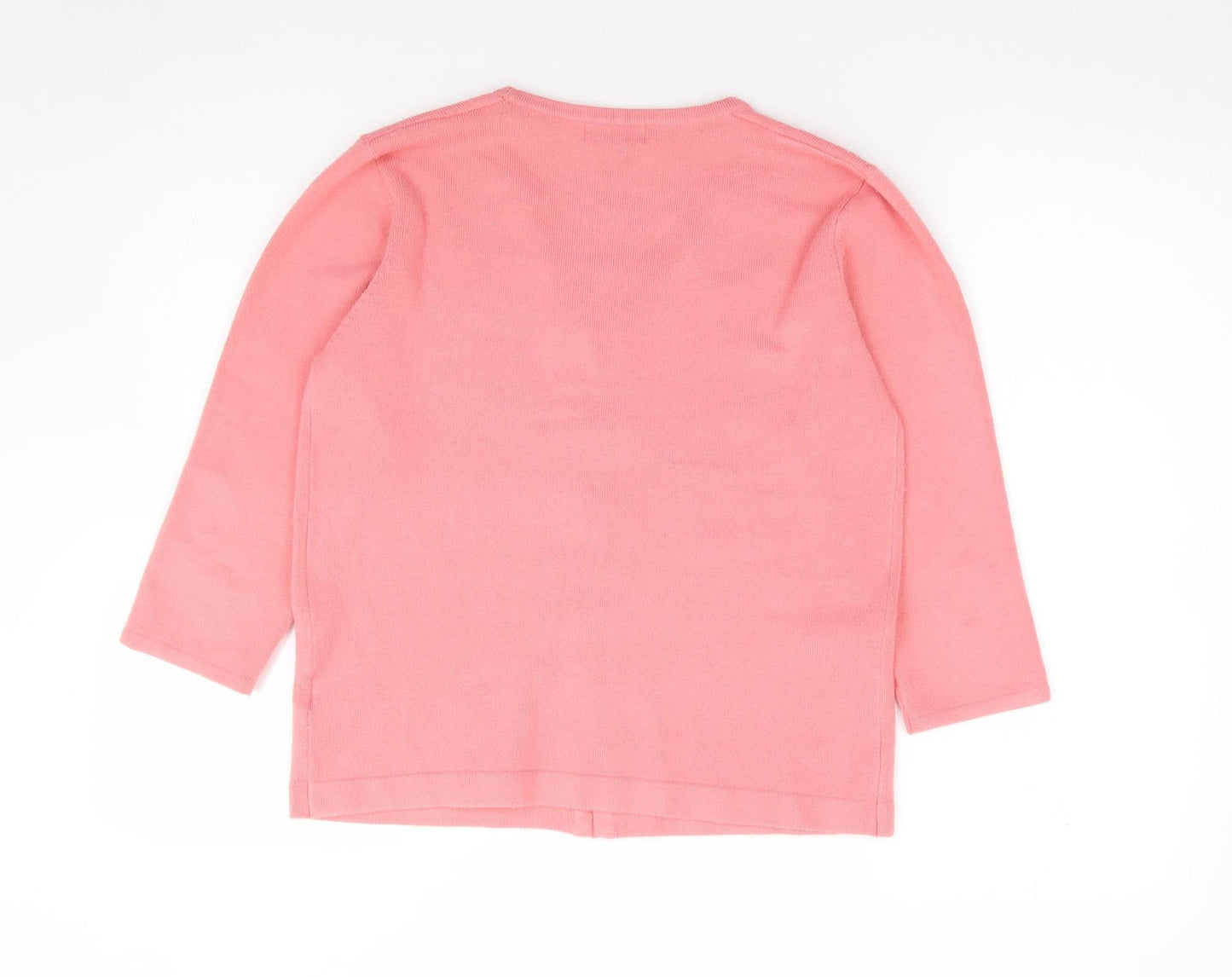 Womens UK Size M Ann Marie Pink Pullover Jumper